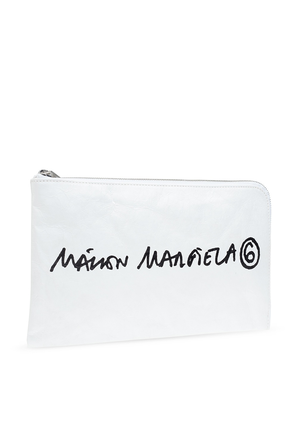 MM6 Maison Margiela Bolsa de Couro Com Textura Hendy Bag Violeta